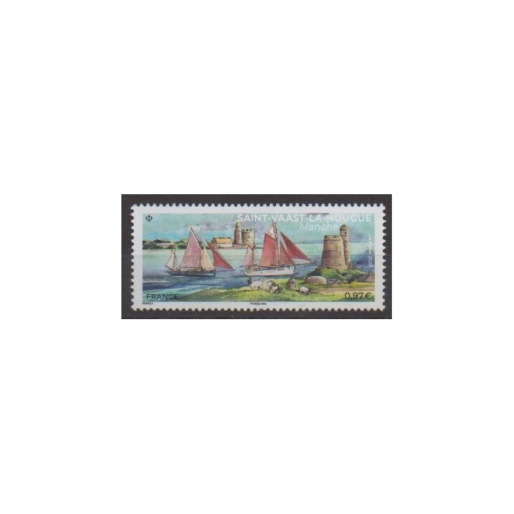 Buy this stamp of France of the year 2020 (Saint-Vaast-La-Hougue).