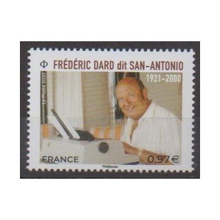 Buy this stamp of France of the year 2020 (Frédéric Dard).