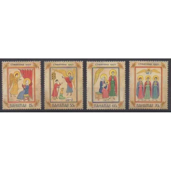 Acheter cette série de timbres des Bahamas de l'année 1993 (No 803/806).