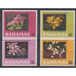 Bahamas - 2003 - No 1139/1142 - Fleurs - Santé ou Croix-Rouge