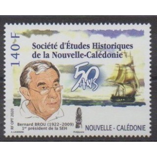 Buy this stamp of New Caledonia of the year 2020 (Société d'études historiques).