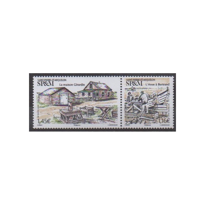 Acheter ce timbre de Saint-Pierre et Miquelon de l'année 2020 (La maison Girardin).