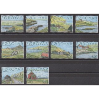 Acheter cette série de timbres des îles Féroé de l'année 2004 (No 469/478).
