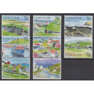 Acheter cette série de timbres des îles Féroé de l'année 2006 (No 572/579).