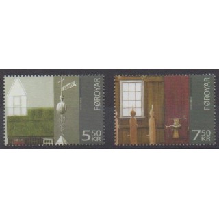 Acheter cette série de timbres des îles Féroé de l'année 2006 (No 580/581).