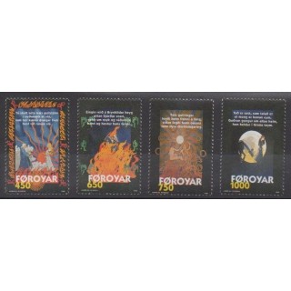 Acheter cette série de timbres des îles Féroé de l'année 1998 (No 326/329).
