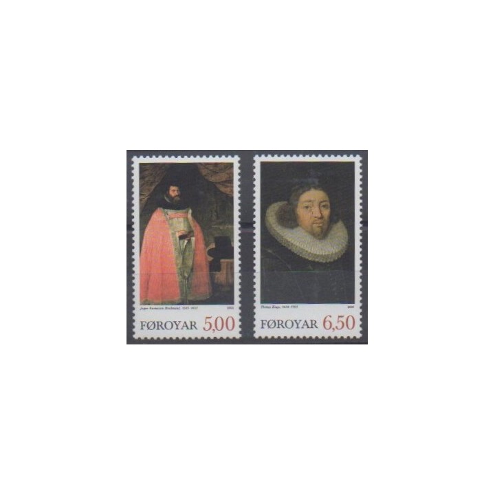 Acheter cette série de timbres des îles Féroé de l'année 2003 (No 467/468).