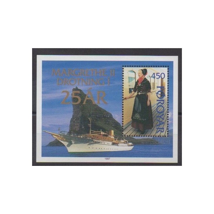 Buy this souvenir sheet  of Faroe Islands of the year 1997 (Nb BF9).