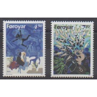 Buy this set of stamps of Faroe Islands of the year 1997 (Nb 313/314).