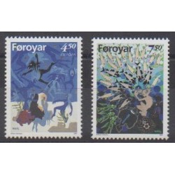 Faroe (Islands) - 1997 - Nb 313/314 - Literature - Europa