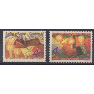 Buy this set of stamps of Greenland of the year 1999 (Nb 322/323).