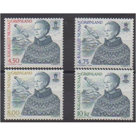 Groenland - 2000 - No 334/337 - Royauté - Principauté