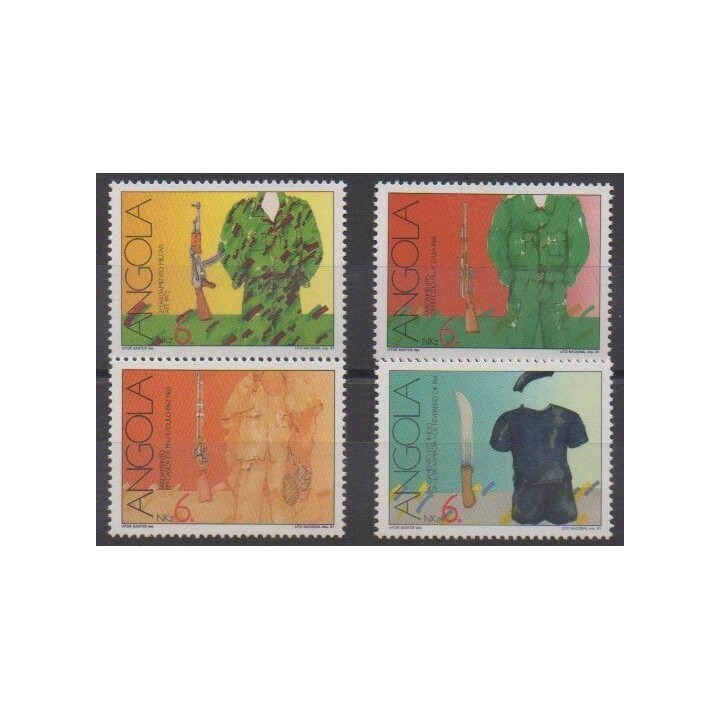 Acheter cette série de timbres d'Angola de l'année 1991 (No 816/819).