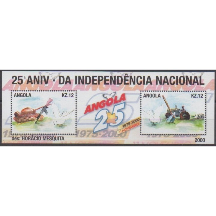 Acheter cette série de timbres d'Angola de l'année 2001 (No 1503/1504).