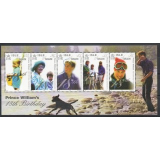 Timbres - Thème royauté - Man (Ile de) - 2000- No 911/915