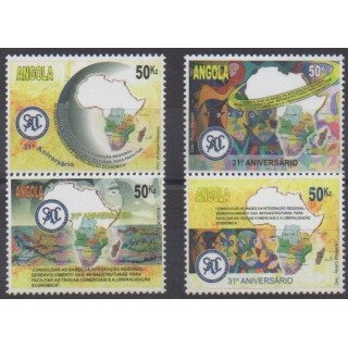 Acheter cette série de timbres d'Angola de l'année 2011 (No 1681/1684).