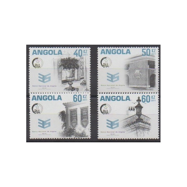 Buy this set of stamps of Angola of the year 2011 (Nb 1685/1688).