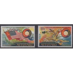 Aitutaki - 1975 - Nb 134/135 - Space