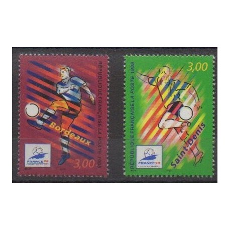 France - Poste - 1998 - No 3130/3131 - Coupe du monde de football