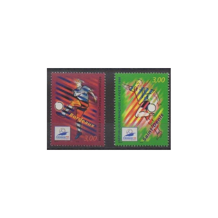 Buy this set of stamps of France of the year 1998 (Nb 3130/3131).