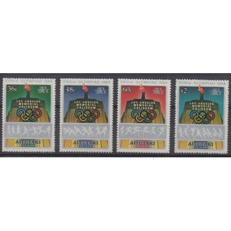 Aitutaki - 1984 - No 400/403 - Jeux Olympiques d'été