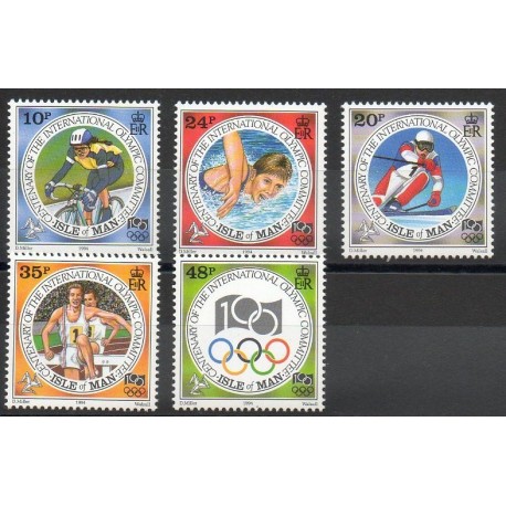 Man (Ile de) - 1994 - No 645/649 - Jeux olympiques d'été
