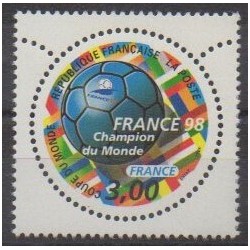 France - Poste - 1998 - No 3170 - Coupe du monde de football