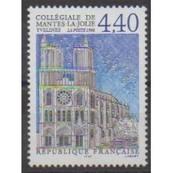 France - Poste - 1998 - No 3180 - Églises