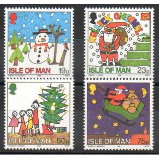 Timbres - Thème Noël - Man (Ile de) - 1996- No 739/742
