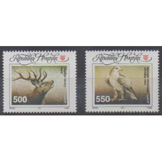 Acheter cette série de timbres de Croatie de l'année 1993 (No 184/185).