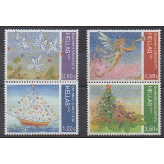 Acheter cette série de timbres de Grèce de l'année 2010 (No 2548/2551).