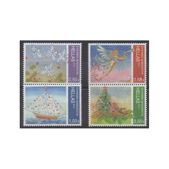 Buy this set of stamps of Greece of the year 2010 (Nb 2548/2551).