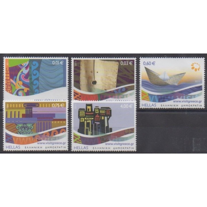 Acheter cette série de timbres de Grèce de l'année 2011 (No 2579/2583).