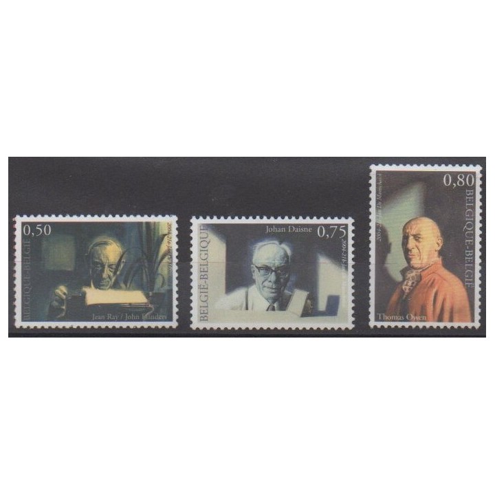 Buy this set of stamps of Belgium of the year 2004 (Nb 3313/3315).