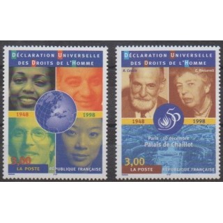 Buy this set of stamps of France of the year 1998 (Nb 3208/3209).
