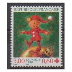 France - Poste - 1998 - No 3199 - Santé ou Croix-Rouge