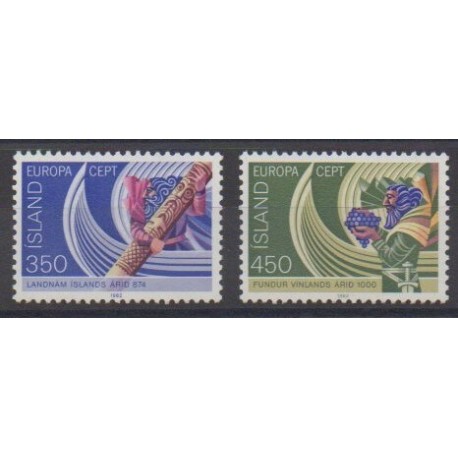 Iceland - 1982 - Nb 531/532 - Various Historics Themes - Europa