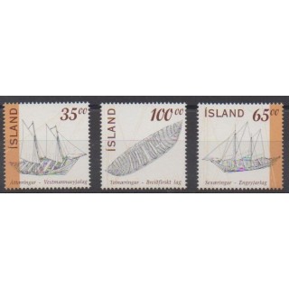 Acheter cette série de timbres d'Islande de l'année 1997 (No 829/831).