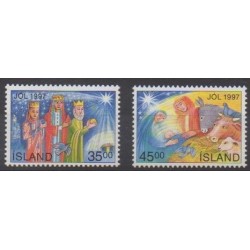 Iceland - 1997 - Nb 833/834 - Christmas