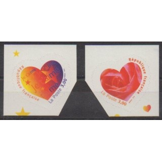 Buy this set of stamps of France of the year 1999 (Nb 25/26).