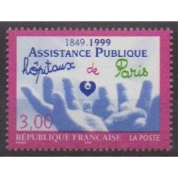 France - Poste - 1999 - No 3216 - Santé ou Croix-Rouge