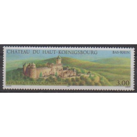 France - Poste - 1999 - Nb 3245 - Castles