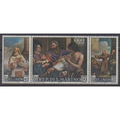 San Marino - 1967 - Nb 694/696 - Religion