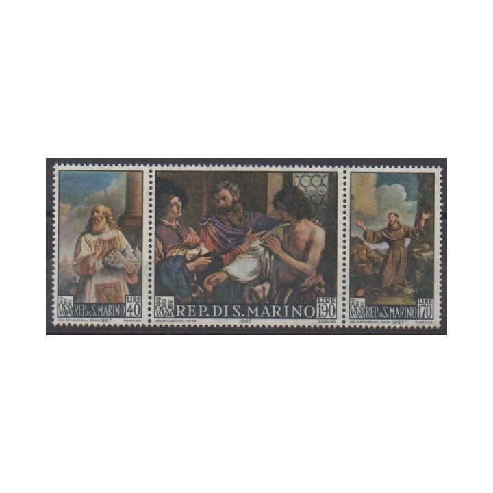 Buy this set of stamps of San Marino of the year 1967 (Nb 694/696).