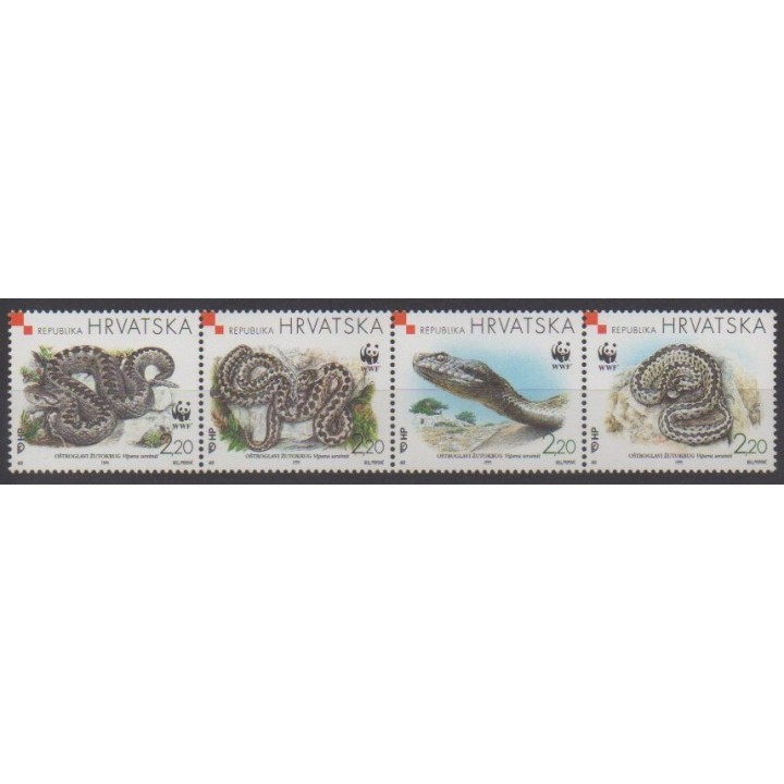 Acheter cette série de timbres de Croatie de l'année 1999 (No 470/473).
