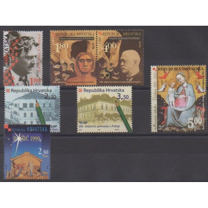 Buy this set of stamps of Croatia of the year 1999 (Nb 493/499).