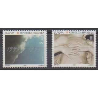 Buy this set of stamps of Croatia of the year 1995 (Nb 285/286).