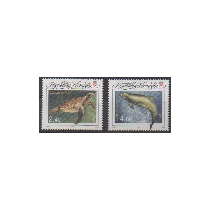 Acheter cette série de timbres de Croatie de l'année 1995 (No 303/304).
