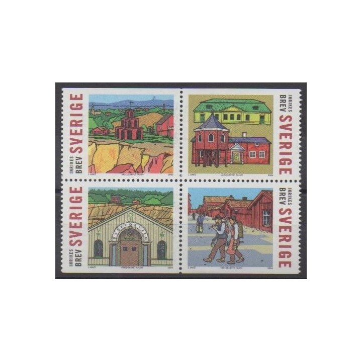 Acheter cette série de timbres de Suède de l'année 2004 (No 2376/2379).