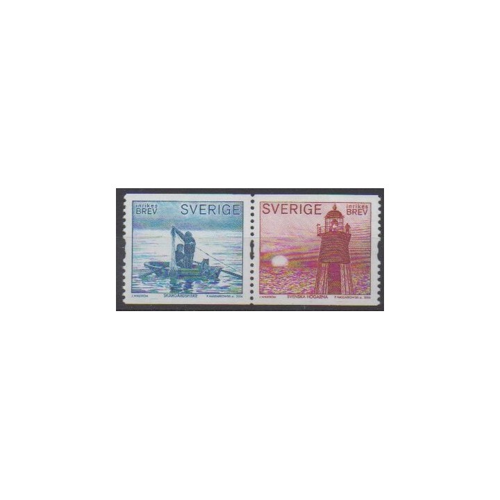 Acheter cette série de timbres de Suède de l'année 2004 (No 2392/2393).